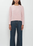 Cloud Cashmere Silk Pattern Sweater — Rose