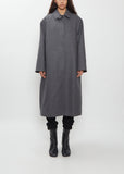 Wool Rounded Overcoat