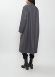 Wool Rounded Overcoat