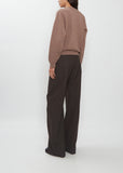 Short Wool Sweatshirt
