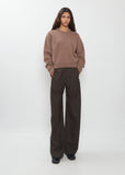 Short Wool Sweatshirt