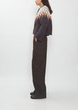 Colette Cashmere Silk Pattern Cardigan