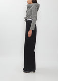 Wool Blend Glen Check Stretch Jacket