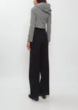 Wool Blend Glen Check Stretch Jacket