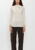 Fringed Feather Long Sleeve Top