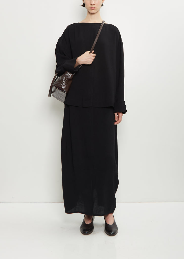 Mini Orizzonte Shoulder Bag — Dark Brown
