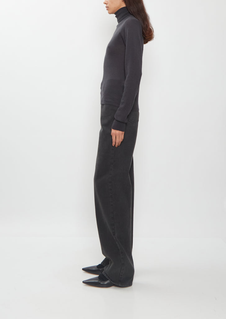Mini High-Neck Cashmere Sweater