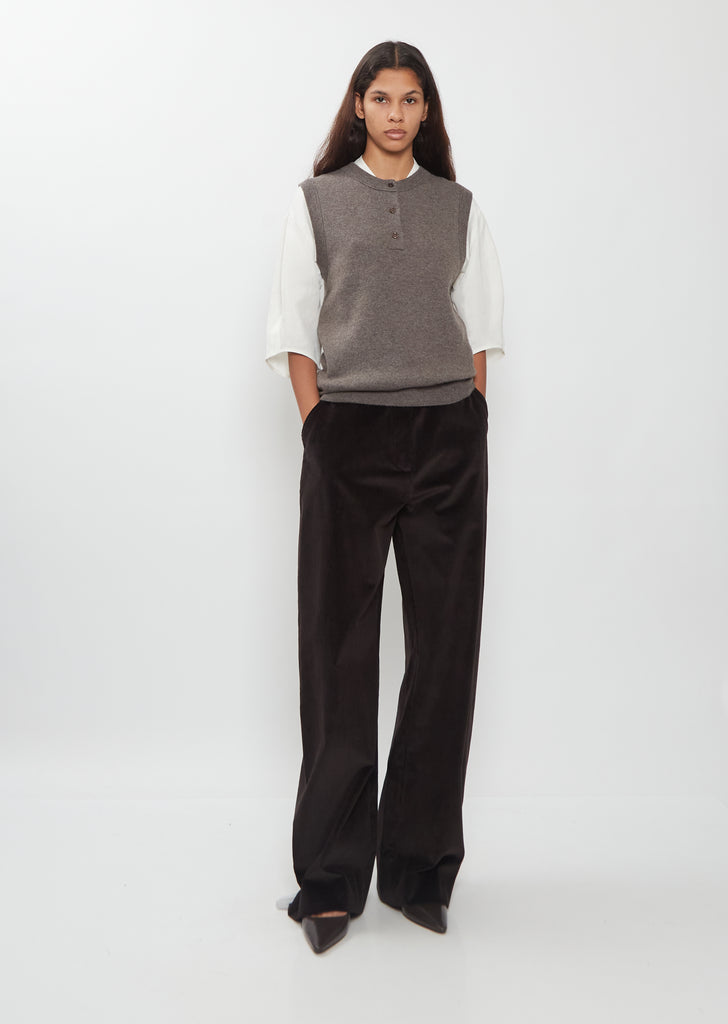 Wool Cashmere Vest — Mouse