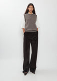 Wool Cashmere Vest — Mouse