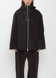 Wool Mohair Hooded Jacket