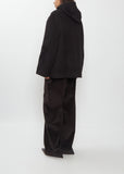 Wool Mohair Hooded Jacket