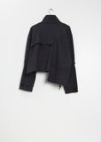 Gathered Wool Jacket