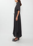Fluid Leopard x Suiting Dress
