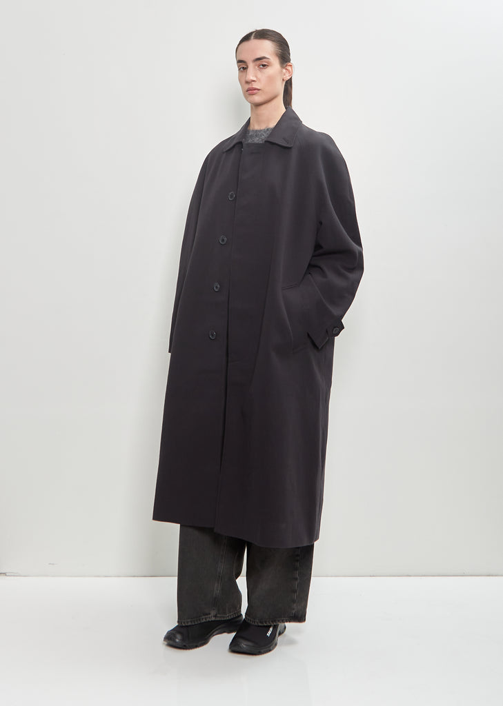 Cotton Hemp Balmacan Coat