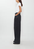 Self Belt Denim Pants