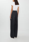 Self Belt Denim Pants