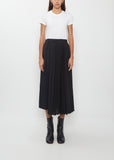 Double Faced Herringbone x Suiting Skirt