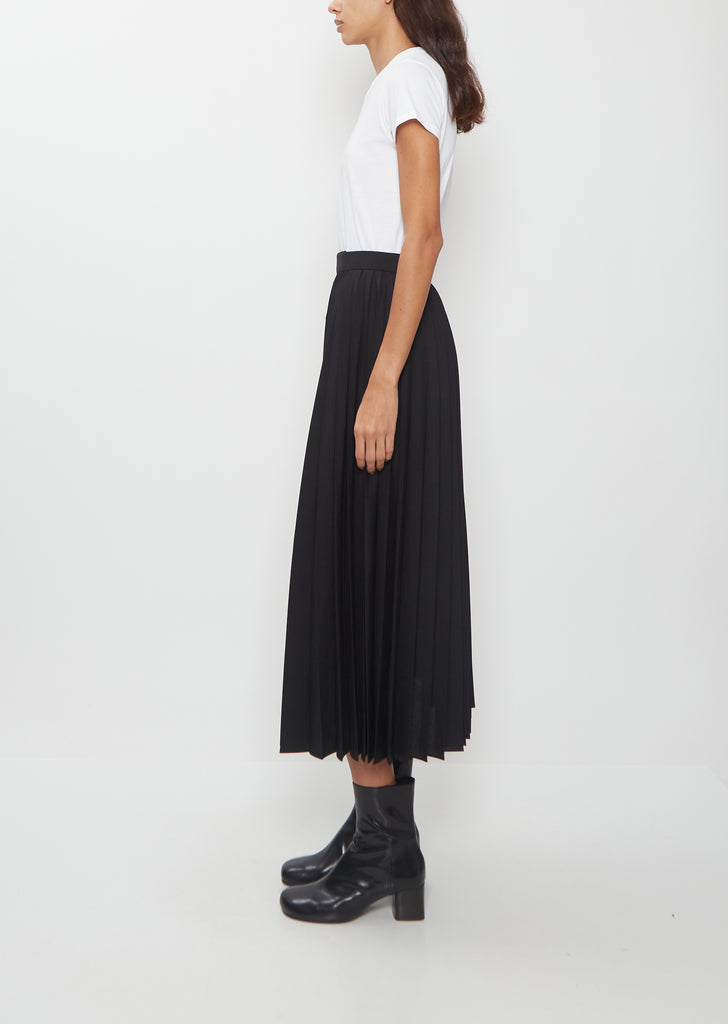 Double Faced Herringbone x Suiting Skirt