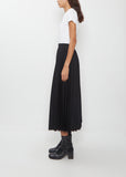 Double Faced Herringbone x Suiting Skirt