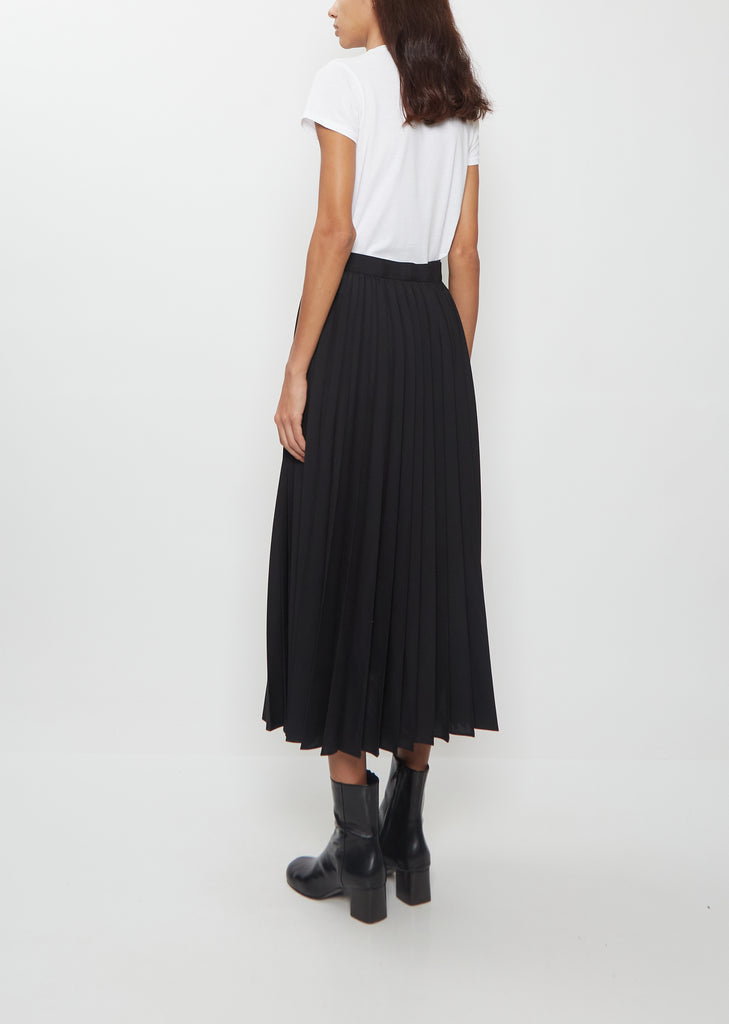 Double Faced Herringbone x Suiting Skirt