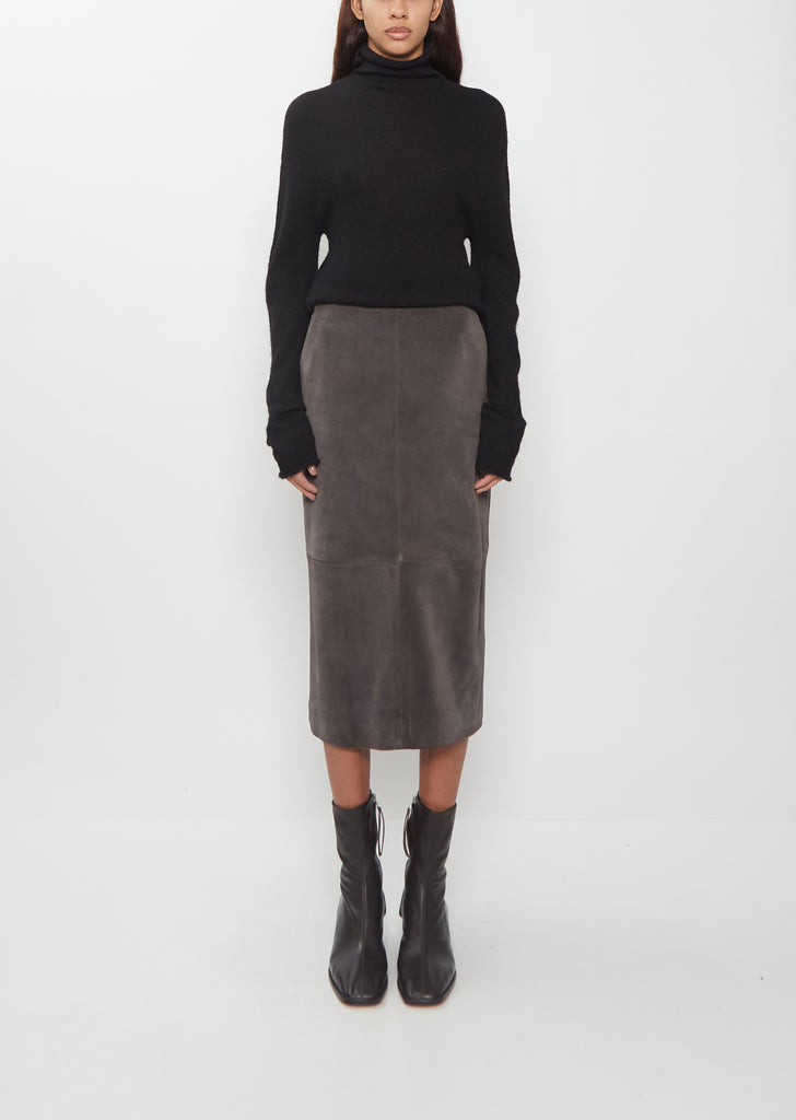 Suede Skirt