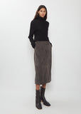 Suede Skirt