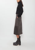 Suede Skirt