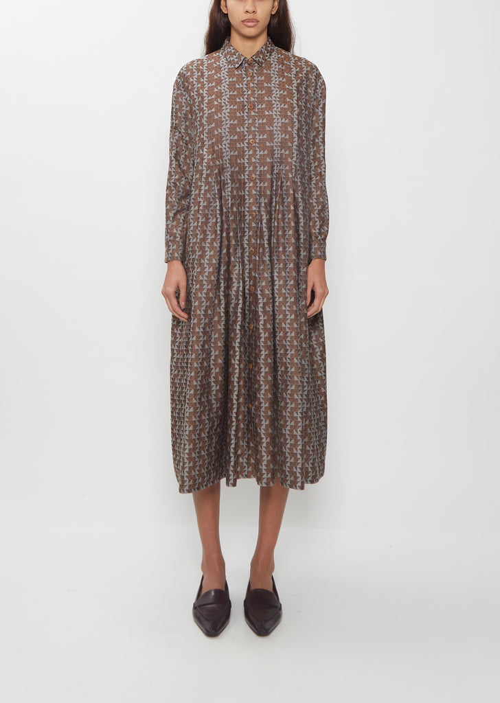 Blow Bloom Cotton Silk Dress