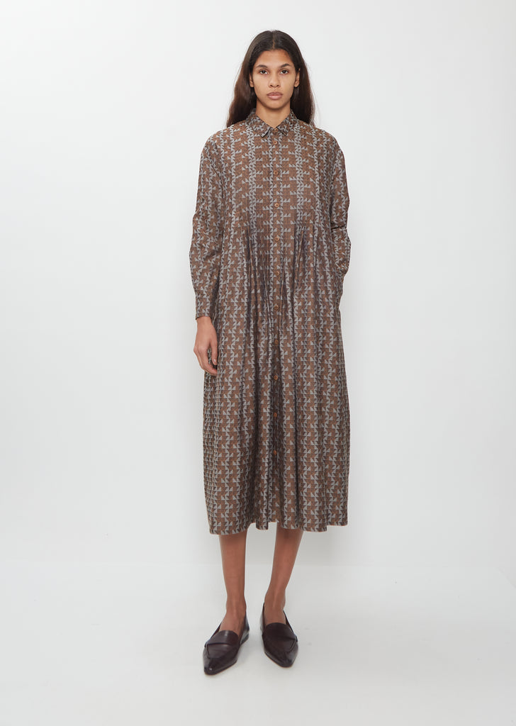 Blow Bloom Cotton Silk Dress