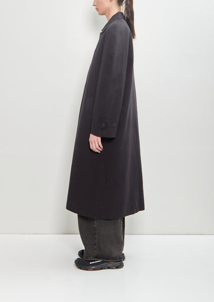 Cotton Hemp Balmacan Coat – La Garçonne