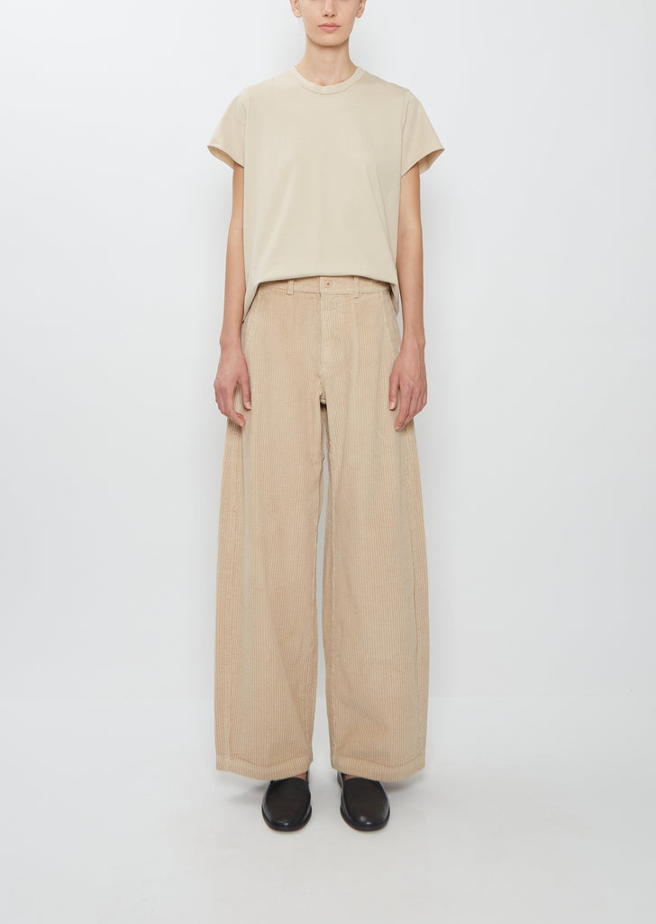 Sbam Velluto Cotton Pant — Tapioca