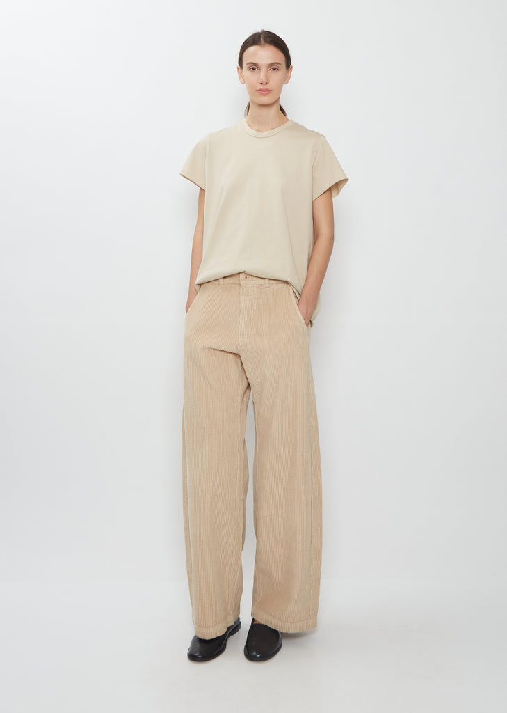 Sbam Velluto Cotton Pant — Tapioca