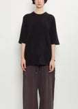 Raven Mercerized Wool Sweater — Black