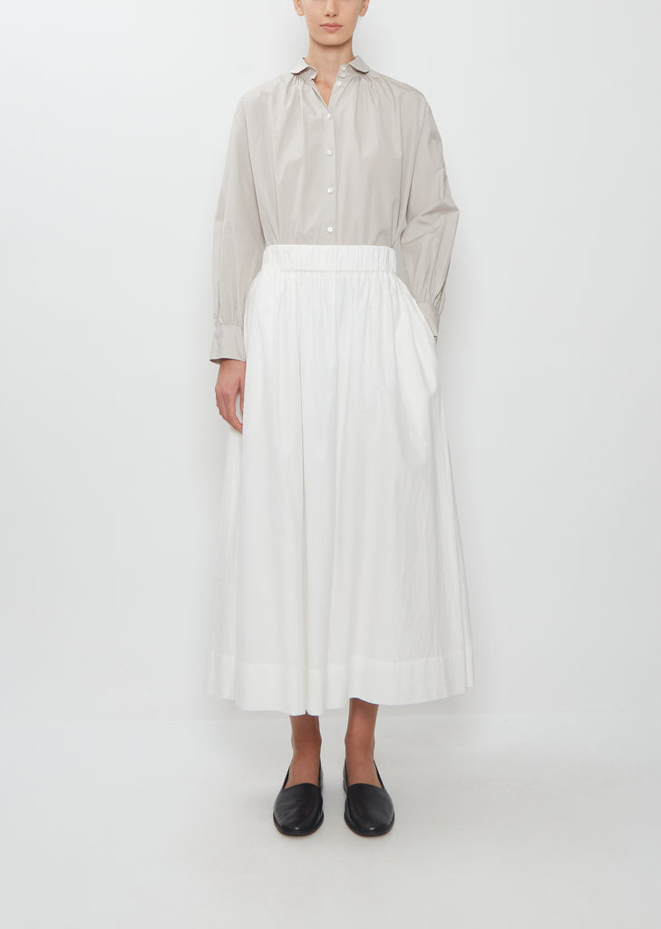 Side Tuck Gather Skirt