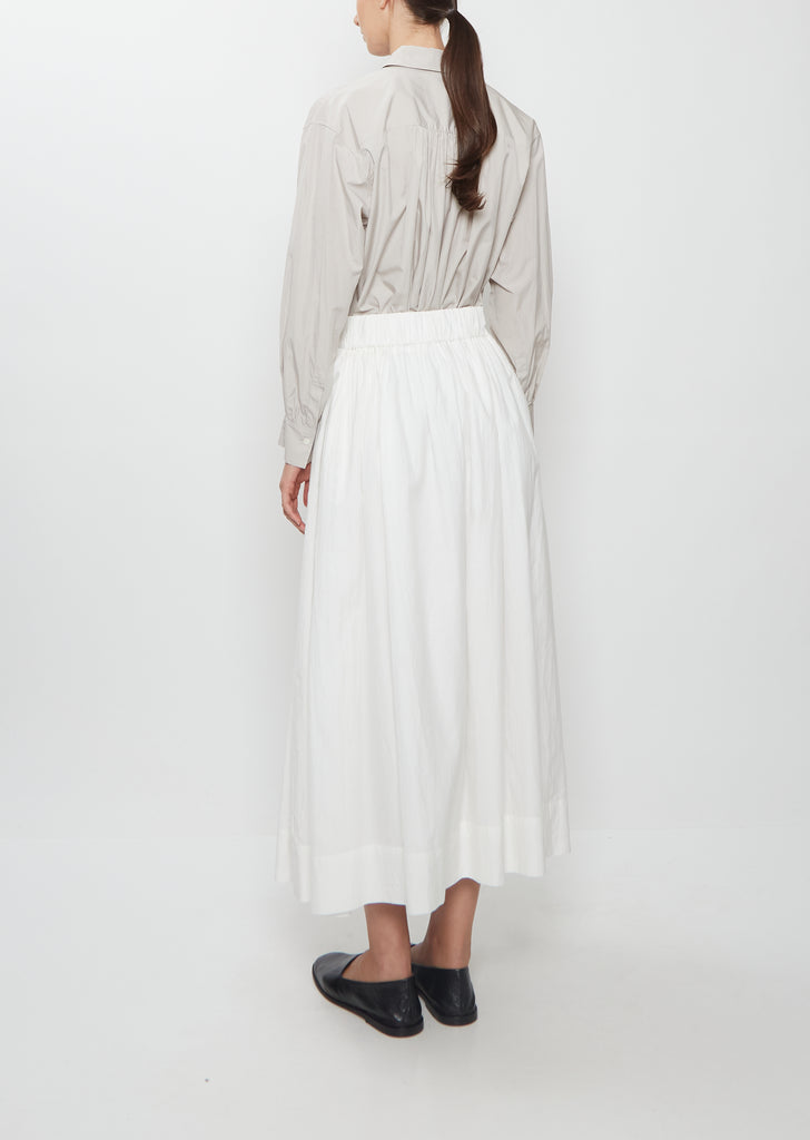Side Tuck Gather Skirt
