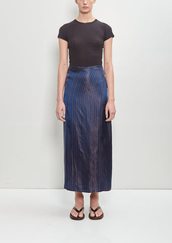 Viscose Blend Draped Skirt