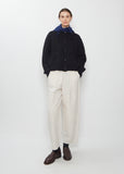 Lambswool Tipped Scout Scarf — Cobalt
