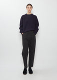 Shetland Wool Rolled Edge Sweater