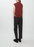 Wool Cotton Slipover — Berry