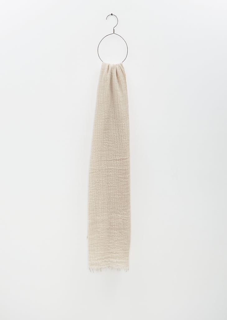 Staffa Washed Solid Scarf — Stone