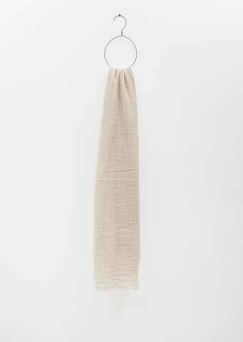 Staffa Washed Solid Scarf — Stone