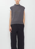 Wool Cotton Slipover — Charcoal