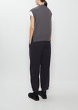 Wool Cotton Slipover — Charcoal