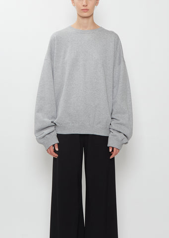 Loose Studio Sweatshirt — Collegiate Grey