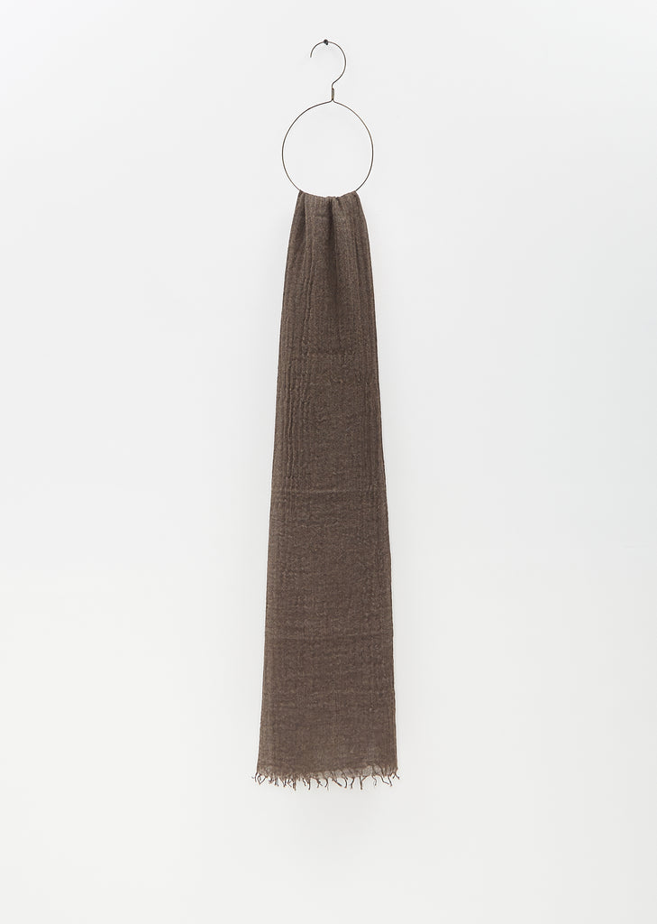 Staffa Washed Solid Scarf — Bark