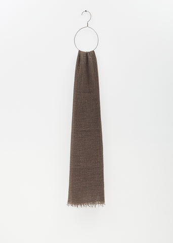 Staffa Washed Solid Scarf — Bark