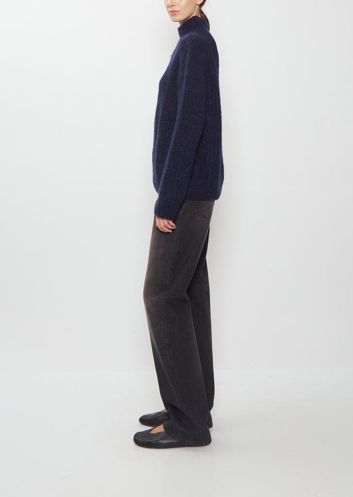 Pearl Cashmere Silk Sweater