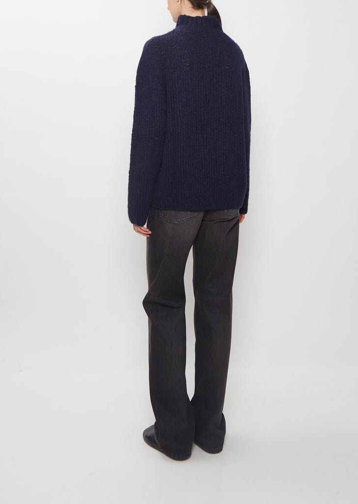 Pearl Cashmere Silk Sweater