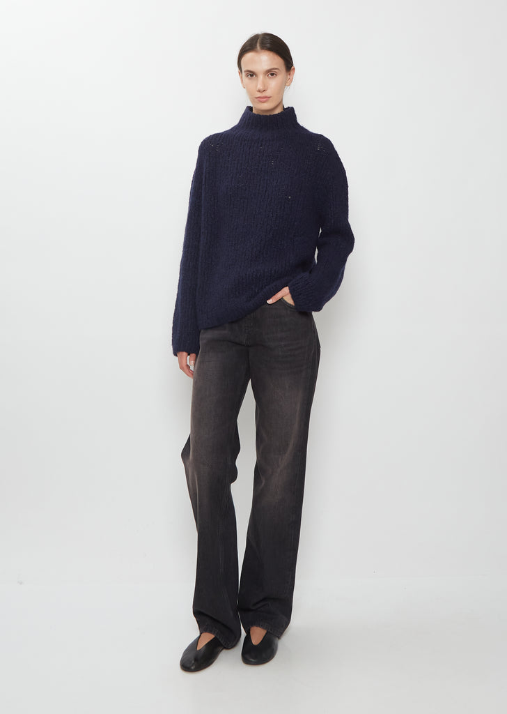Pearl Cashmere Silk Sweater
