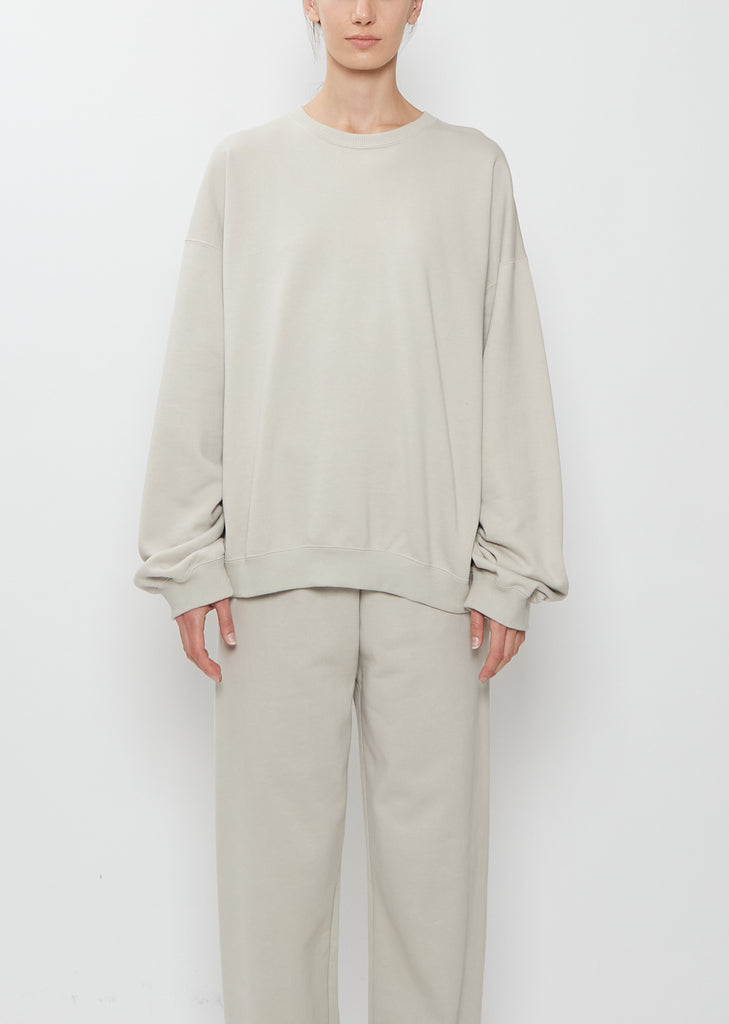 Loose Studio Sweatshirt — Grey Beige